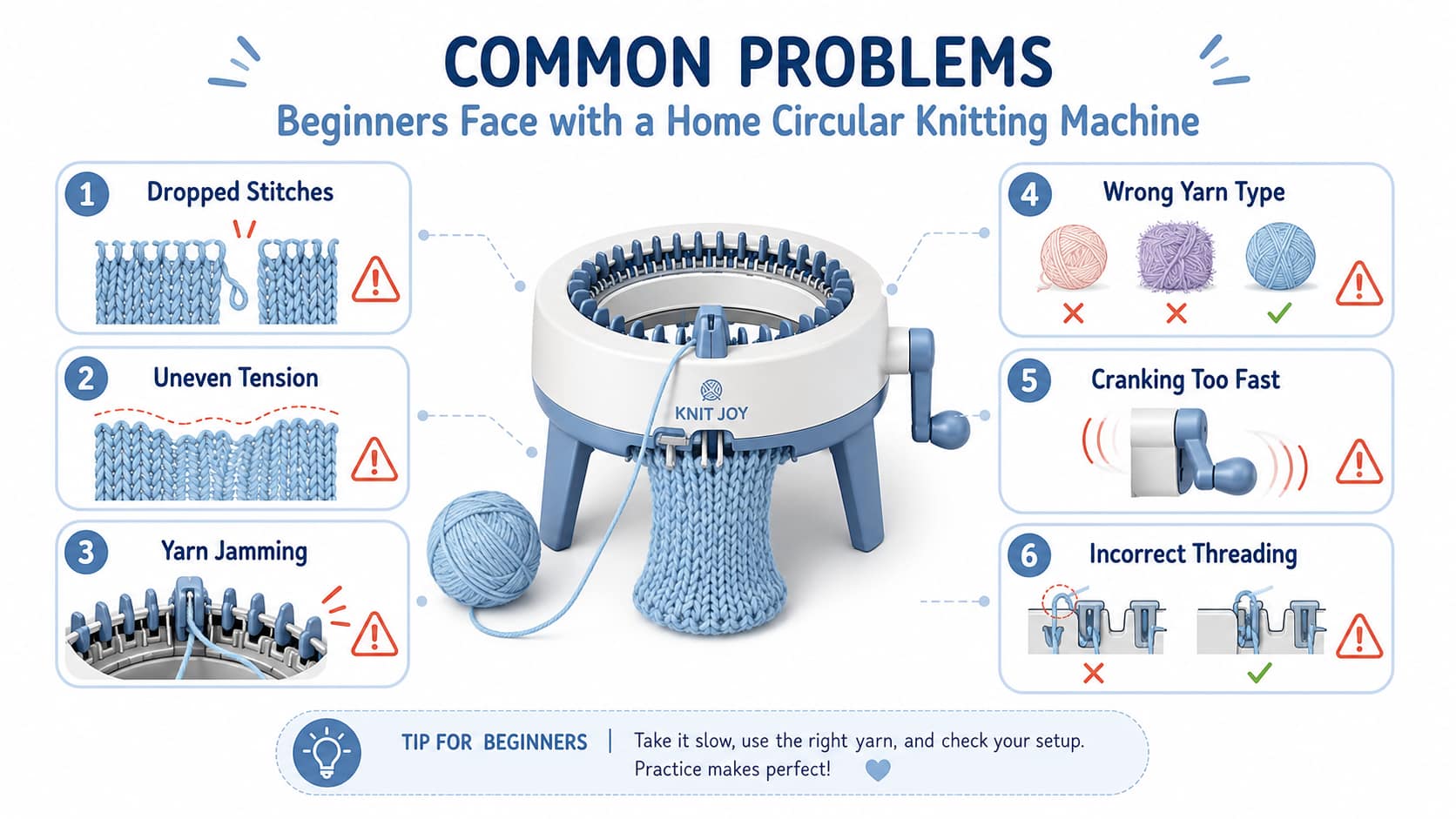 Commom-problems-when-using-home-circular-knitting-machine Commom-problems-when-using-home-circular-knitting-machine