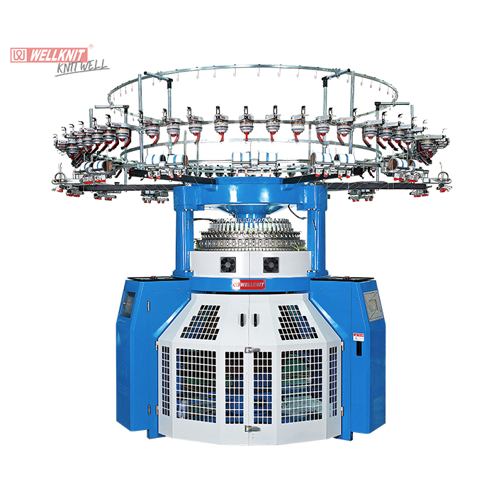 WELLKNIT SXWT2016 High Quality Professional Double Computerized Transfer Jacquard Circular Knitting Machine