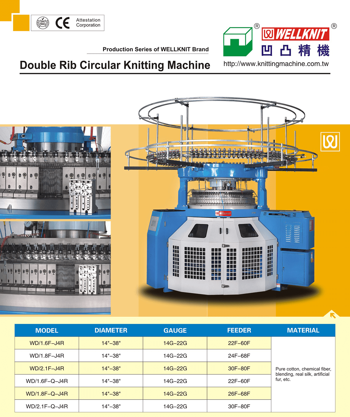 Double Rib Circular Knitting Machine from China manufacturer - Wellknit