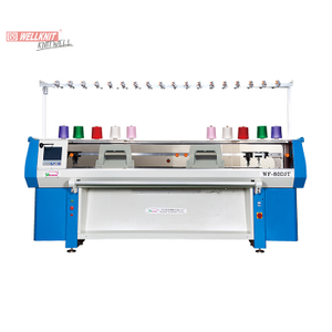 WF-80DJT 3+3 System Double Carriage Fully Jacquard Collar Knitting Machine