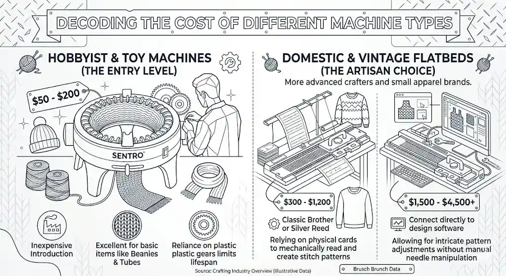 Diagram-of-different-knitting-machine models-analysis